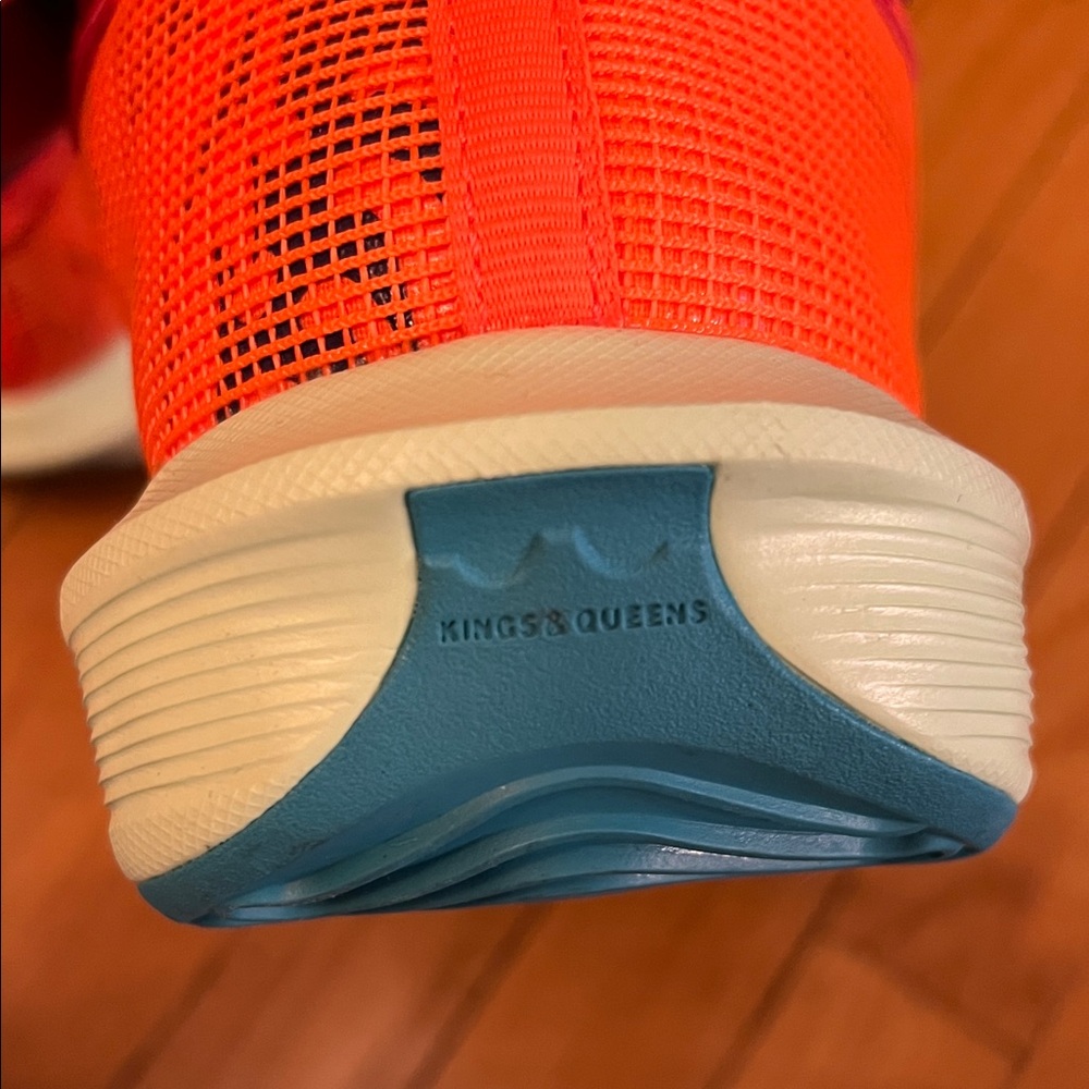 Nike' Orange and Pink Sneakers - Picture 12 of 14